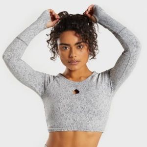 Gymshark long sleeve crop top